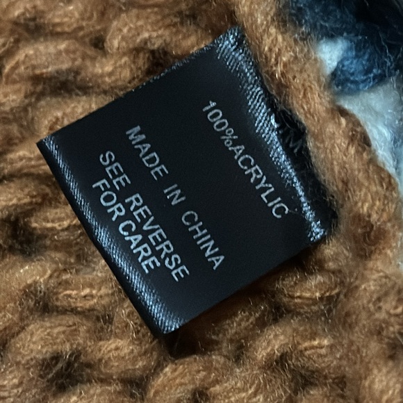 Wishlist brand Handmade Open Front-OSFM-Chunky Knit-Multi Stripe - Picture 15 of 16